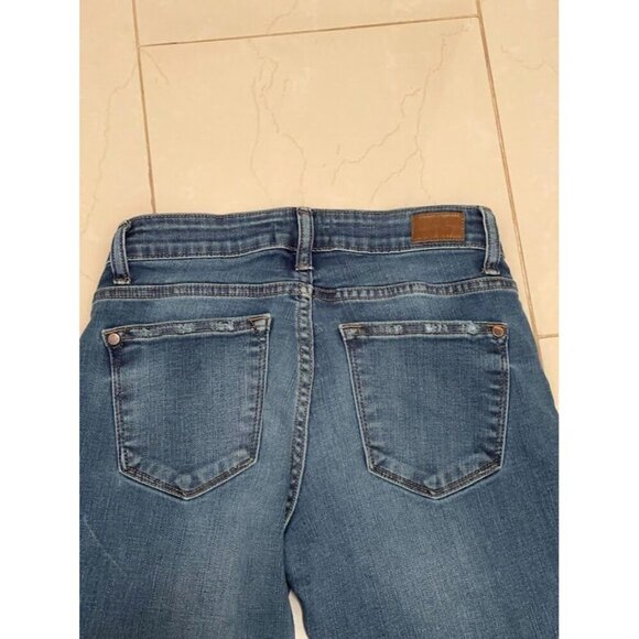 Judy Blue Womens Distressed Denim Jeans Size 26 Medium Wash - Picture 13 of 15